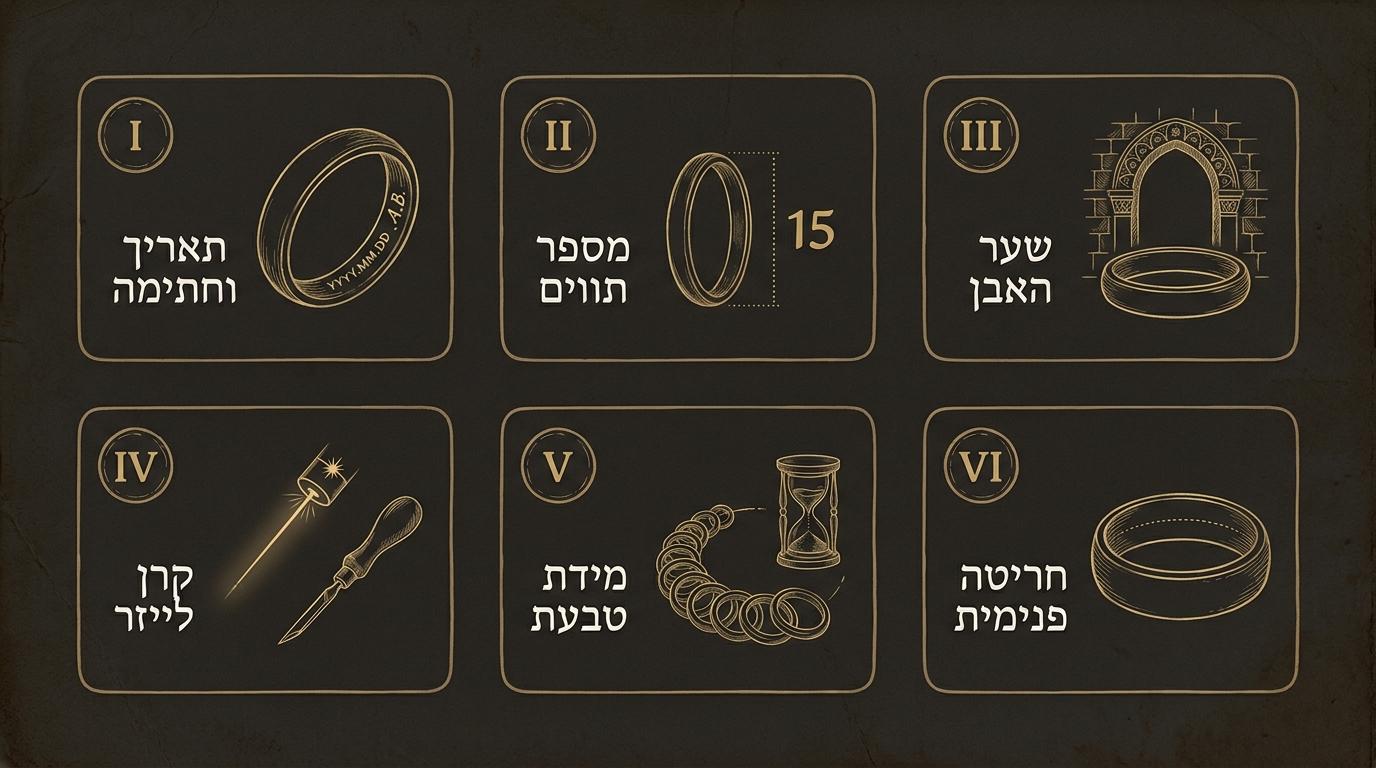 שאלות נפוצות בנושא חריטה בטבעת נישואין