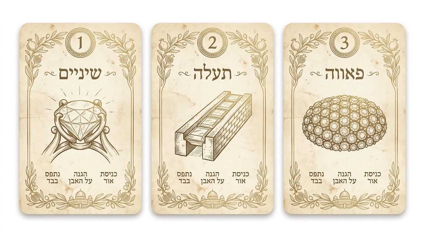 שלושה סוגי שיבוץ, שיניים, תעלה ופאווה